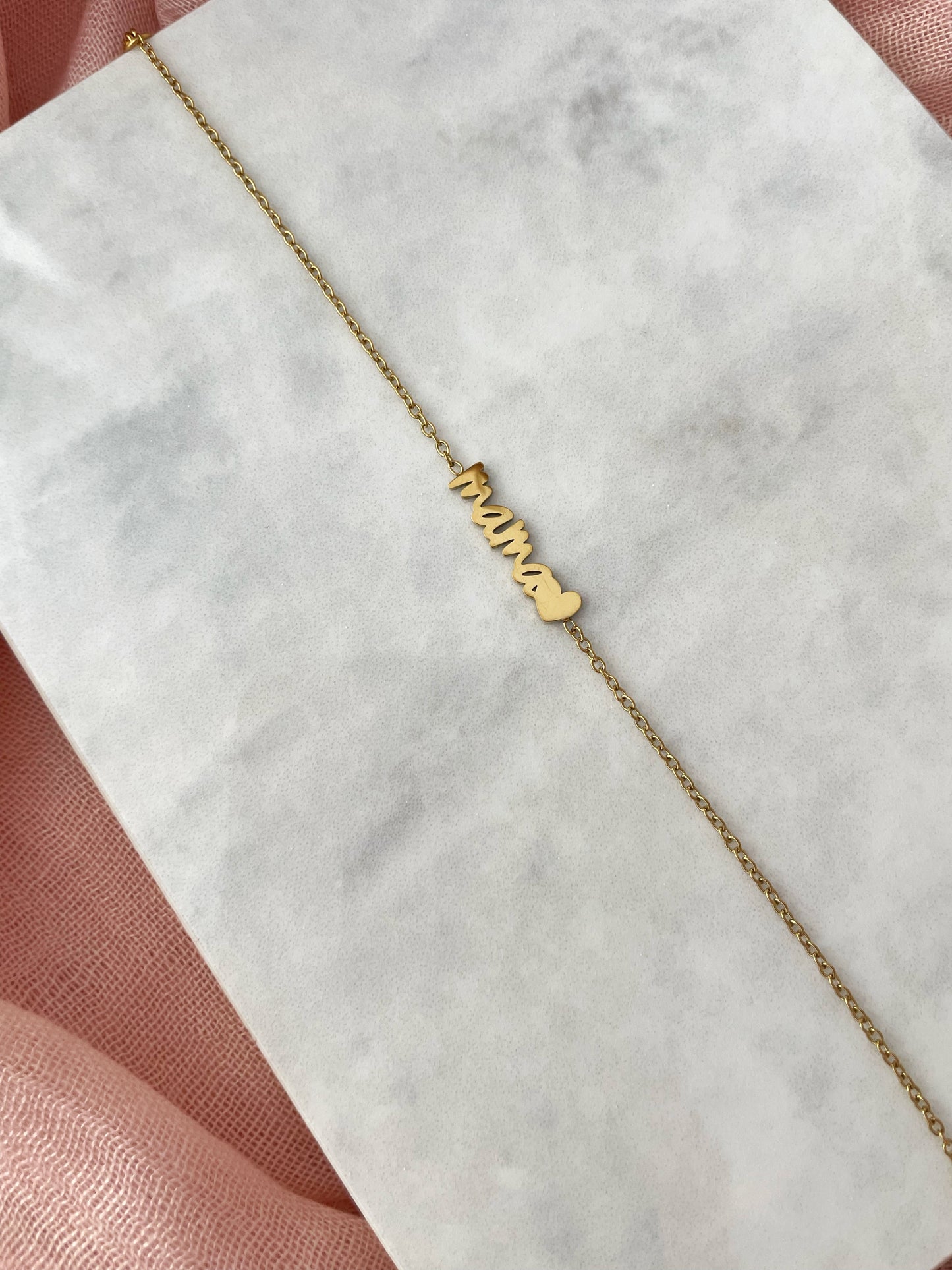 PULSERA CORAZON DE MAMA
