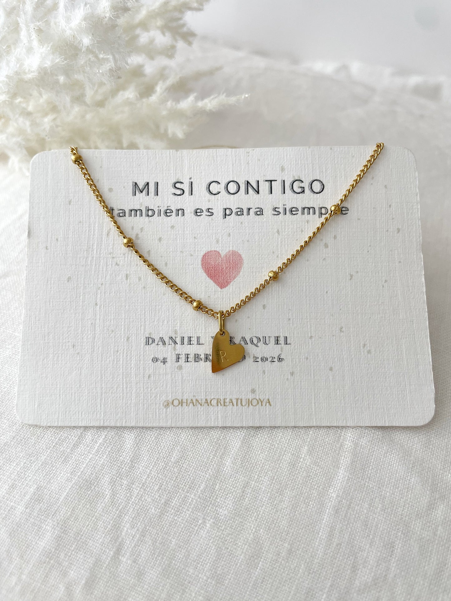 GARGANTILLA CORAZON INICIAL