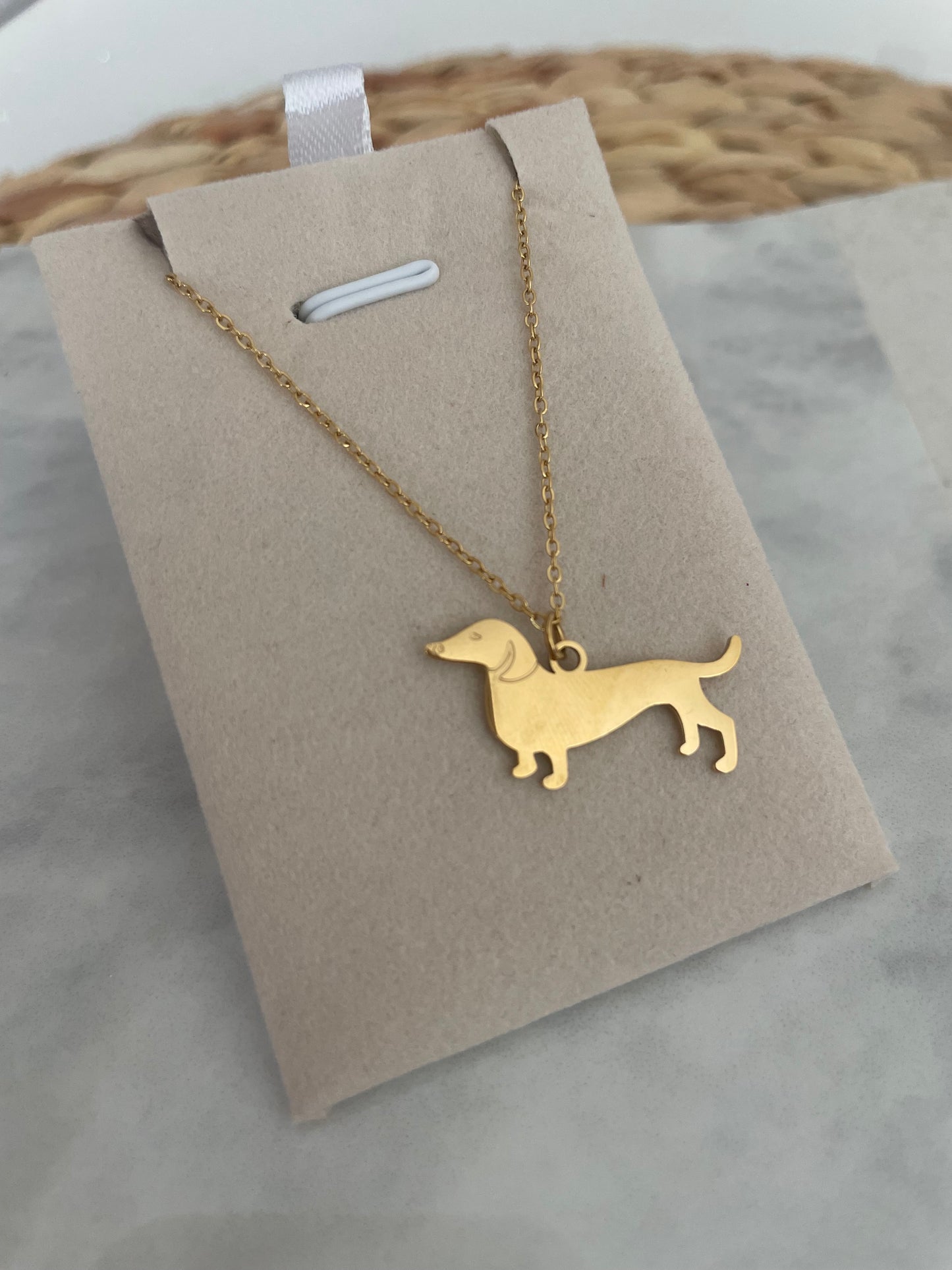 COLLAR PERRO SALCHICHA
