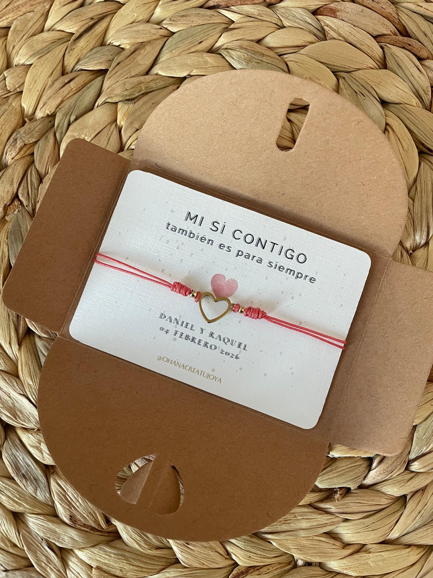 PULSERA AMOR MACRAMÉ - Dto. por cantidad -