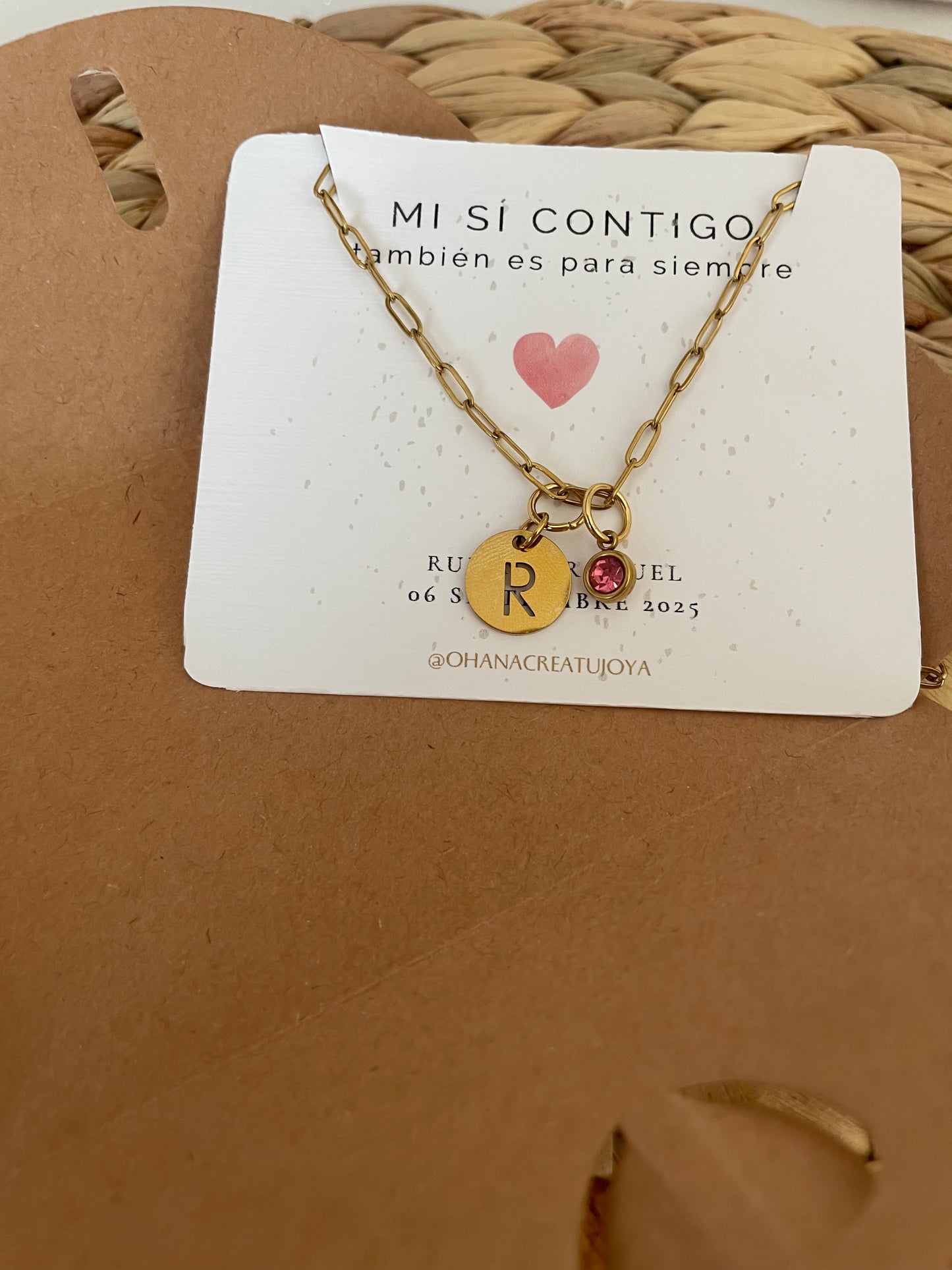 GARGANTILLA INICIAL CON CIRCONITA - Dto. por cantidad -