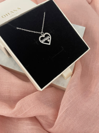 COLLAR CORAZON DE MAMÁ