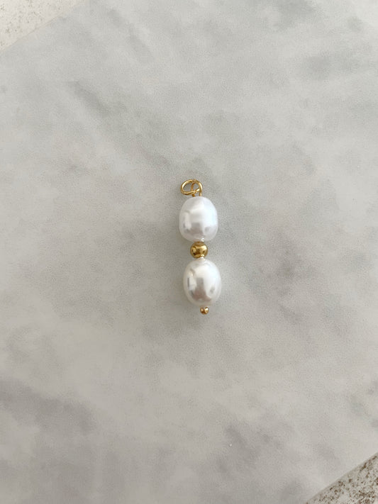 CHARM DOBLE PERLA