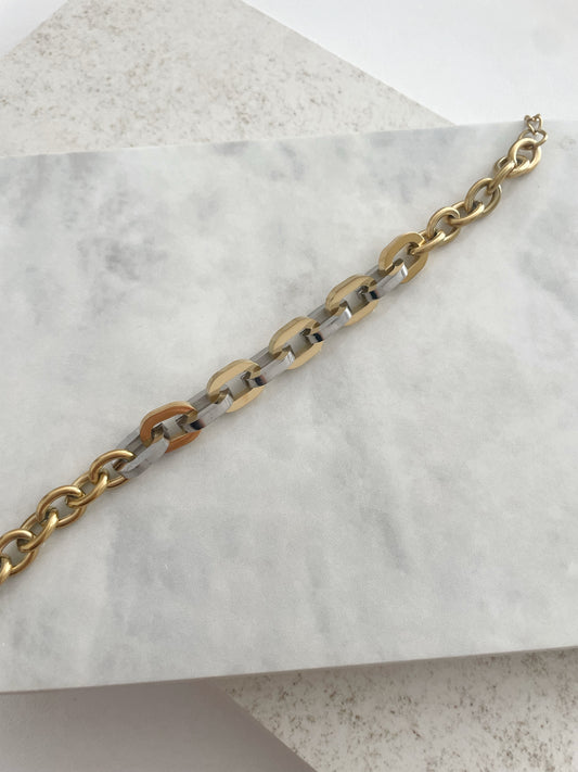 PULSERA ESLABON A ESLABON