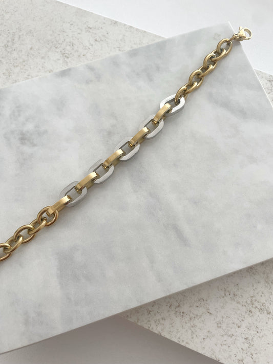 PULSERA ESLABON A ESLABON