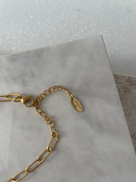 PULSERA ESLABONES MOM PERSONALIZABLE (incluye 3 charms)