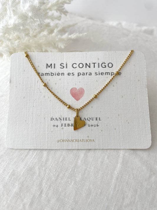 GARGANTILLA CORAZON INICIAL