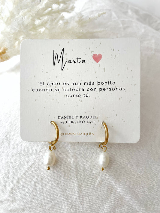 PENDIENTES PERLA NATURAL