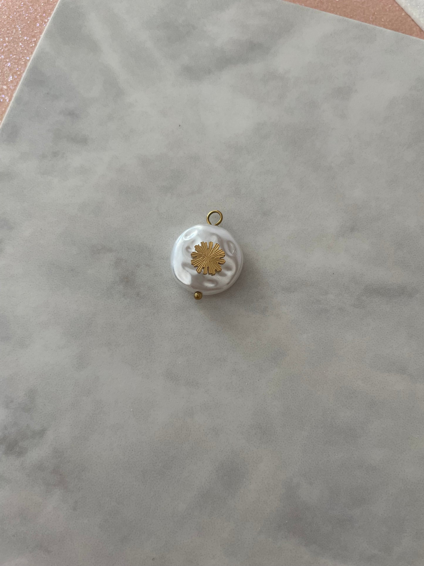 CHARM  TREBOL PERLA