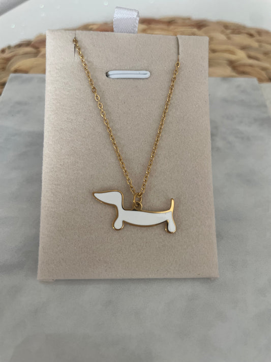 COLLAR PERRO SALCHICHA