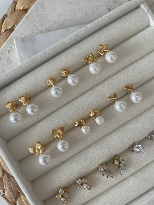 PENDIENTES PERLA DETALLE